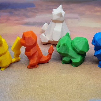 Minimalist Tasarım Pokemon 5'li 4cm'lik Figür Seti