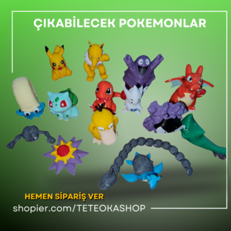Random Bitki (Yeşil) Pokemon Yumurtası - 3D Baskı (Tekli)