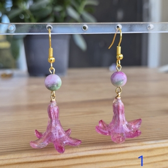 Pembe Sümbül Küpe