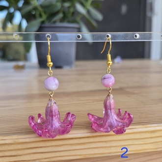 Pembe Sümbül Küpe