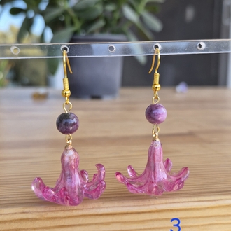 Pembe Sümbül Küpe