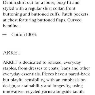 Arket Denim Gömlek - Gri