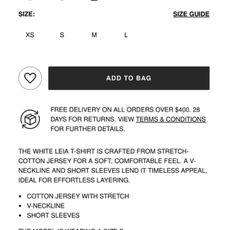 Reiss Leia V Yaka T-Shirt - Haki