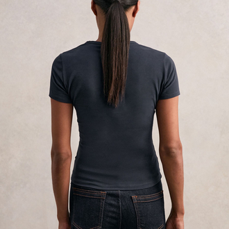 Reiss Leia V Yaka T-Shirt - Lacivert