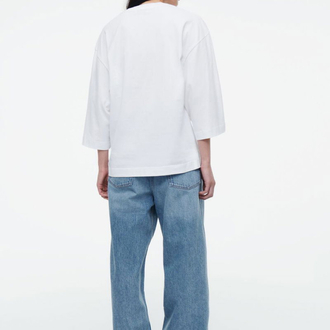 COS Boxy Fit T-Shirt - Beyaz