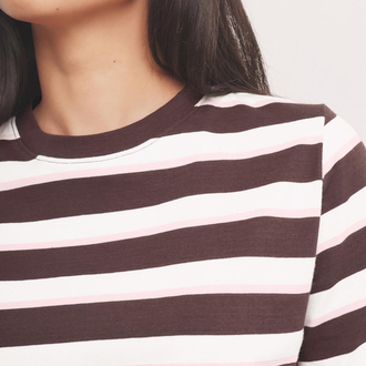 Mint Velvet Boxy Fit T-Shirt - Çizgili