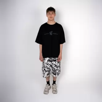 BLACK CAMO SHORTS