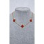 çelik van cleef kolye kırmızı van cleef