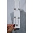 çelik van cleef kolye çift taraflı