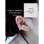 yıldız earcuff kıkırdak küpe deliksiz küpe