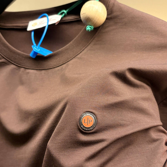 Loro Piana Kahverengi Logo Detaylı Tshirt