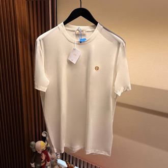 Hermes Beyaz Logo Detaylı Tshirt