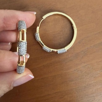 Glamour Halka Küpe
