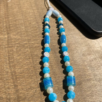 MAVİ CÜMBÜŞ TELEFON CHARM