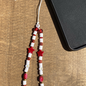 KIRMIZI YILDIZ TELEFON CHARM