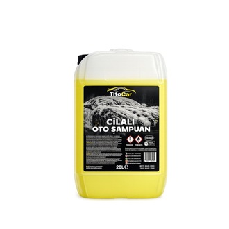TitoCar Kostiksiz Cilalı Şampuan 20 Litre