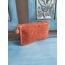 Turuncu Renk Örgü Clutch Çanta
