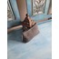 Antrasit Gri Örgü El Yapımı Clutch Çanta