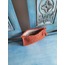 Turuncu Renk Örgü Clutch Çanta