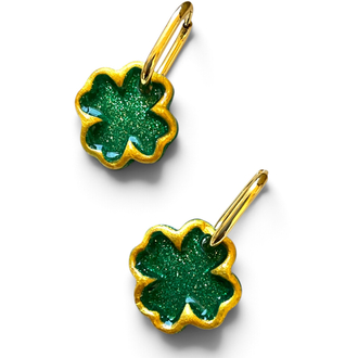 Lucky charm halka küpe 