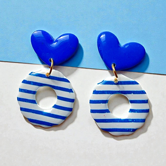 striped love- mavi beyaz çizgili