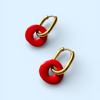 Mini kırmızı charm
