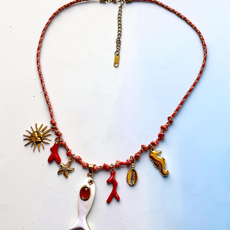 Balık charm kolye