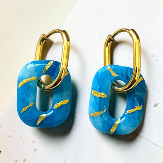 Solstice charm halka küpe