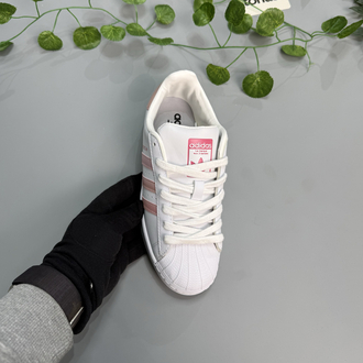 Adidas superstar simli toz pembe 