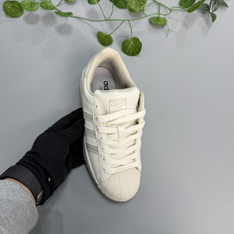 Adidas superstar bej gri 
