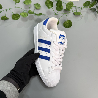 Adidas superstar beyaz mavi 