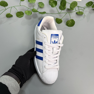 Adidas superstar beyaz mavi 