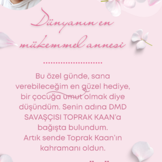 ANNELER GÜNÜ DİJİTAL DESTEK KARTI