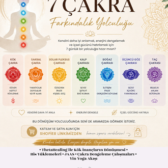 Kökten Taça Dönüşüm: 7 Günde 7 Çakra