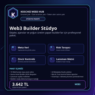 Koschei Studio Pack – Web3 Builder Studio