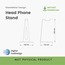 Headphone Holder Digital DXF File for Laser Cutting