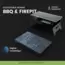 Collapsible Camping Barbecue, Dwg Files For Laser Cutting and Manufacturing Details