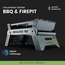 Collapsible Camping Barbecue, Dwg Files For Laser Cutting and Manufacturing Details