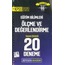 2020 - Pegem Ölçme ve Değerlendirme 20 Deneme