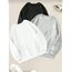 3'lü siyah beyaz sweetshirt