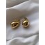Çelik gold Bttega küçük altın küpe