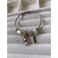 Çelik silver hello kıtty model charm bileklik