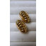 Gold istiridye desen küpe