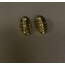 Gold istiridye desen küpe