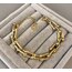 Çelik gold tiffany model bileklik
