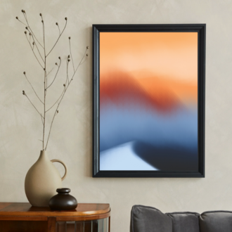 Günbatımı Aura Minimalist Poster (Dijital İndirme)