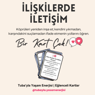#KendineİyiGel - İlişkilerde İyileştirici İletişim "Eğlenceli Kartlar"