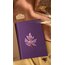 Mor Çınar Yaprağı Nakışlı Defter