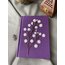 Mor Papatyalar Nakışlı defter