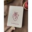Anatomik Kalp Nakışlı Defter